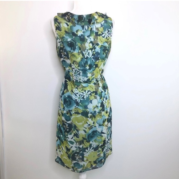 Pendleton Floral Dress - Blue and Green - Picture 3 of 9